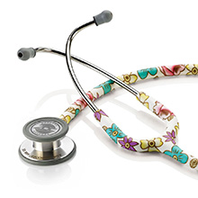 ADC ADSCOPE 608 Convertible Clinician Stethoscope, Windflower. MFID: 608WF