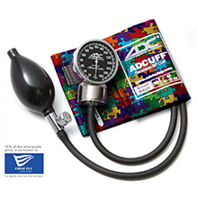ADC DIAGNOSTIX 700 Small Adult Pocket Aneroid, Puzzle Pieces. MFID: 700-10SAPP