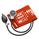 ADC DIAGNOSTIX 700 Adult Pocket Aneroid, Orange. MFID: 700-11AOR