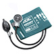 ADC DIAGNOSTIX 700 Adult Pocket Aneroid, Teal. MFID: 700-11ATL
