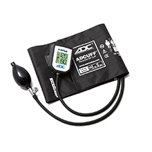 ADC E-SPHYG Digital Aneroid Sphygmomanometer, Large Adult, Black. MFID: 7002-12XBK