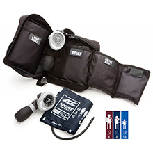 ADC MULTIKUF 3 Cuff System, MULTICOLOR (Small Adult, Adult, Large Adult), with Case. MFID: 731-MCC