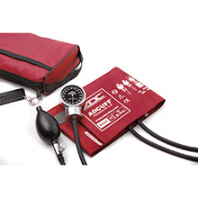 ADC DIAGNOSTIX 778 Pocket Aneroid Sphygmomanometer, RED, Adult Cuff, Matching Case. MFID: 778-11AR