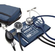 ADC PRO'S COMBO III Kit: 778 Pocket Aneroid, 603 Stethoscope, Navy. MFID: 778-603-11AN