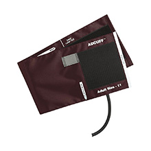 ADC ADCUFF Cuff & Bladder, 1 Tube, ADULT, BURGUNDY. MFID: 845-11ABD-1