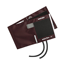 ADC ADCUFF Cuff & Bladder, 2 Tube, ADULT, BURGUNDY. MFID: 845-11ABD-2