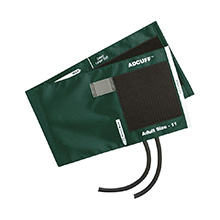 ADC ADCUFF Cuff & Bladder, 2 Tube, ADULT, DARK GREEN. MFID: 845-11ADG-2