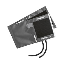 ADC ADCUFF Cuff & Bladder, 2 Tube, ADULT, GRAY. MFID: 845-11AG-2