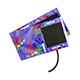 ADC ADCUFF Cuff & Bladder, 1 Tube, ADULT, PETER'S BLUE SWIRLY. MFID: 845-11APBS-1