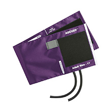 ADC ADCUFF Cuff & Bladder, 2 Tube, ADULT, PURPLE. MFID: 845-11AV-2