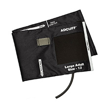 ADC ADCUFF Cuff & Bladder, 1 Tube, LARGE ADULT, BLACK. MFID: 845-12XBK-1