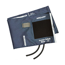 ADC ADCUFF Cuff & Bladder, 2 Tube, LARGE ADULT, NAVY. MFID: 845-12XN-2