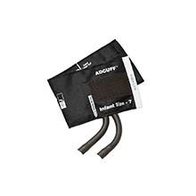 ADC ADCUFF Cuff & Bladder, 2 Tube, INFANT, BLACK. MFID: 845-7IBK-2