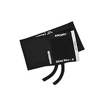 ADC ADCUFF Cuff & Bladder, 2 Tube, CHILD, BLACK. MFID: 845-9CBK-2