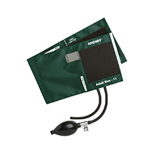 ADC ADCUFF Inflation System, 2-Tube, ADULT, DARK GREEN. MFID: 865-11ADG