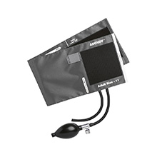 ADC ADCUFF Inflation System, 2-Tube, ADULT, GRAY. MFID: 865-11AG