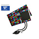 ADC ADCUFF Inflation System, 2-Tube, ADULT, PUZZLE PIECES. MFID: 865-11APP