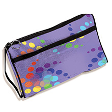 ADC Premium Sphyg Nylon Zipper Case, Peter's Blue Swirly. MFID: 888PBS