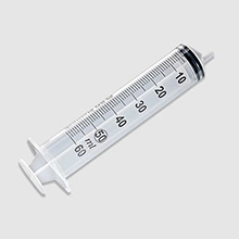 BD Syringe Only, 50 mL Eccentric Luer Slip Tip, 60/box, 4 box/case. MFID: 300866