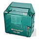 BD Recykleen Sharps Container Locking Wall Cabinet, 5.4 qt, Patient Room, Green. MFID: 305098