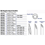 BD PrecisionGlide 16 G x 1½" Regular Bevel Use Needle, Sterile, Lavender, Luer Tip, 100/box, 10 box/case. MFID: 305198 (USA ONLY)
