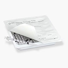 BD Allergist Tray, ½mL w/ Perm Attach Needle, 27 G x 3/8", Intradermal Bevel. MFID: 305536