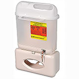 BD Wallmate Starter Kit: 5.4 Qt Sharps Collector (Pearl), Lock Bracket & Glove Bx Holder. MFID: 305550 (USA ONLY)