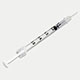BD Tuberculin Syringe, ½mL w/ permanently attached needle, 27 G x ½", Regular Bevel. MFID: 305620