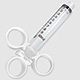 BD Control Syringe, 10 mL Luer-Lok Tip, 25/box, 4 box/case. MFID: 309695