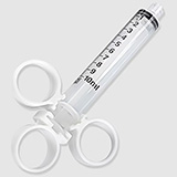 BD Control Syringe, 10 mL Luer-Lok Tip, 25/box, 4 box/case. MFID: 309695