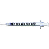 BD Insulin Syringe, 1mL, Permanent Needle, 28G x ½", Blister Pkg, U-100 Micro-Fine IV, 100/box, 5 box/case. MFID: 329420 (USA ONLY)