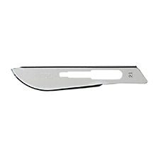 Aspen Bard-Parker Rib-Back Carbon Steel Blade, Sterile, Size 21, 50/box, 3 box/case. MFID: 371121