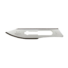 Aspen Bard-Parker Safetylock Blades - Sterile Rib-Back Carbon Steel Blades, Size 23, 50/box, 3 box/case. MFID: 371157