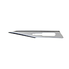 Aspen Bard-Parker Rib-Back Carbon Steel Blade, Non-Sterile, Size 11, 6/strip, 25 strips/case. MFID: 371311