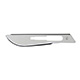 Aspen Bard-Parker Rib-Back Carbon Steel Blade, Non-Sterile, Size 21, 6/strip, 25 strips/case. MFID: 371321