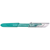 Aspen Bard-Parker Protected Disposable Scalpels, Size 21, Sterile, 10/box, 10 box/case. MFID: 372621