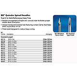 BD QUINCKE Spinal Needle, 22 G x 3½", Black, 25/box, 4 box/case. MFID: 405181