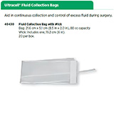 Ultracell Fluid Collection Bag with Wick, 20/box. MFID: 40430