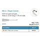 Visitec Micro J Shape Cannula, .50 x 22 mm (25G x 7/8 in). MFID: 585003