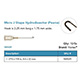 Visitec Micro J Shape Hydrodissector [Pearce], .40 x 22 mm (27G x 7/8 in). MFID: 585029
