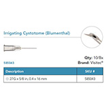 Visitec Irrigating Cystotome [Blumenthal], .40 x 16 mm (27G x 5/8 in). MFID: 585043
