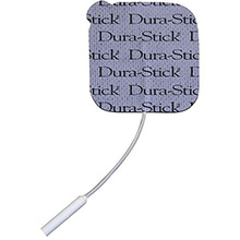 DURA-STICK Plus Self-Adhesive Stimulation/TENS Electrodes: 2"x2", 4/pk, 10pk/cs. MFID: 42183