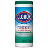 CLOROX Disinfecting Wipes Canister, Fresh Scent, 35/can, 12/cs. MFID: 01593