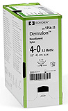 Covidien DERMALON Nylon Suture, Reverse Cut, Size 5-0, Blue, 30", Needle C-13, 3/8 Circ. MFID: 8886175621 (USA ONLY)