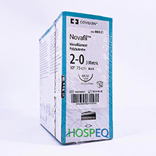 Covidien NOVAFIL Suture, Taper Point, Size 2-0, Blue, 30", Needle GS-22, ½ Circle. MFID: 8886445951