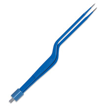 Valleylab Gerald Bayonet Forceps, Insulated, Reusable, 7½", 0.7mm Tip, 1/box. MFID: E4057CT