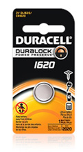 DURACELL Photo Battery, Lithium, Size DL1620, 3V, 6/bx, 6 bx/cs. MFID: DL1620BPK
