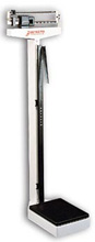 Detecto Eye-Level Mechanical Physician Scale-Dual Reading-(440lb/200kg) with height rod. MFID: 339