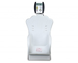 DETECTO Digital Dual Reading Baby Scale, 44 lb/ 20kg, Plastic Shell-Shaped Seat, White. MFID: 8432-CH