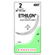 ETHICON Suture, ETHILON, Reverse Cutting, LR / LR, 30", Size 2, 2 dozens. MFID: 490T